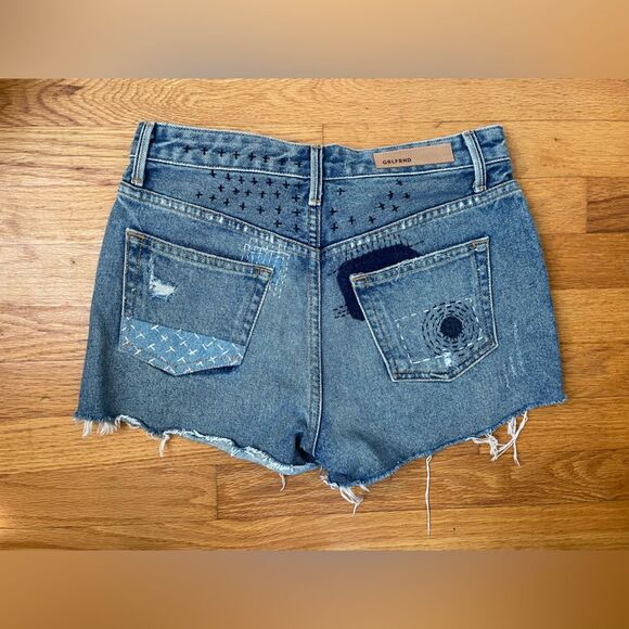 Revolve GRLFRND Cindy High-Rise Short in Island Girl Size 26 - Picture 8 of 9